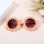 Pet Accessories Flower Sunglasses Circular Role Playing Glasses Photo Props Glasses For Cats And Small And Paracord Dog