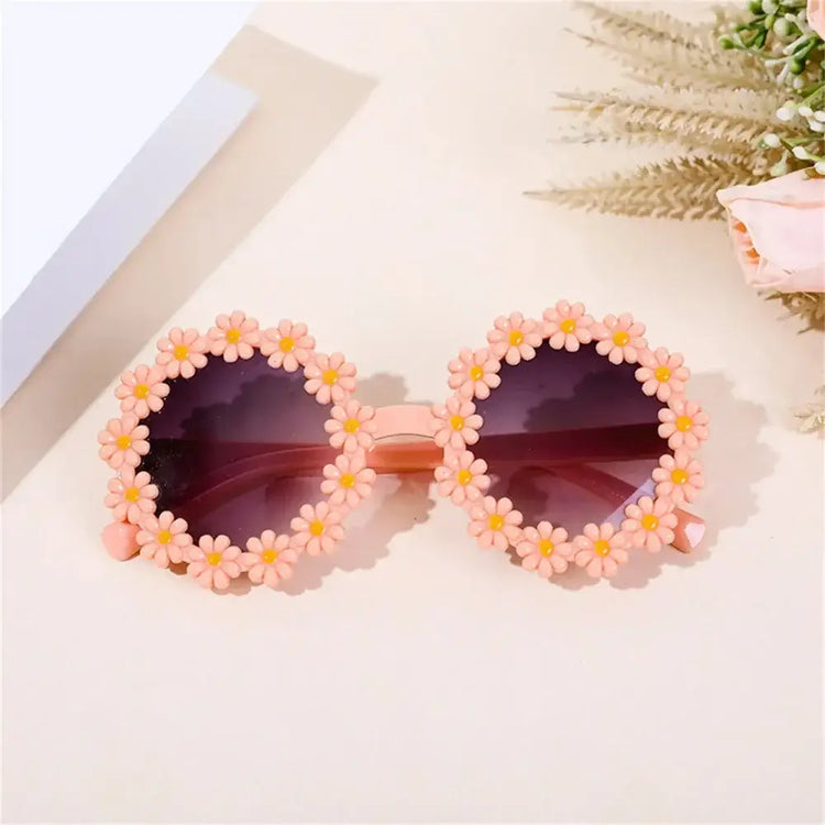 Pet Accessories Flower Sunglasses Circular Role Playing Glasses Photo Props Glasses For Cats And Small And Paracord Dog