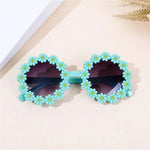 Pet Accessories Flower Sunglasses Circular Role Playing Glasses Photo Props Glasses For Cats And Small And Paracord Dog