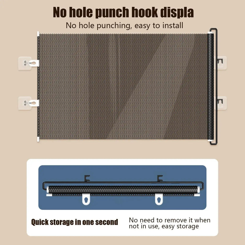 Pet Accessories Guard Retractable Pet Fence Safety Barrier Universal Pet Network Fence Folding Child Barrier Fences