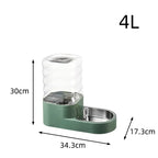 Pet Automatic Water Feeder New Water Dispenser Cat Dog Water Bowl Cat Food Dispenser Automatic Pet Feeder - green