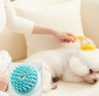Pet Bath Brush for Small Dogs & Cats: Specialized Dog Washing Tool Massage Scrub Brush - Pet Bathing Essential for
