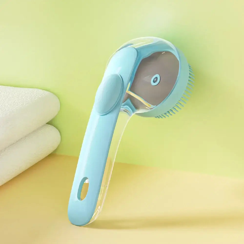 Pet Bath Brush for Small Dogs & Cats: Specialized Dog Washing Tool Massage Scrub Brush - Pet Bathing Essential for
