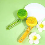 Pet Bath Brush for Small Dogs & Cats: Specialized Dog Washing Tool Massage Scrub Brush - Pet Bathing Essential for