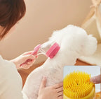 Pet Bath Brush for Small Dogs & Cats: Specialized Dog Washing Tool Massage Scrub Brush - Pet Bathing Essential for