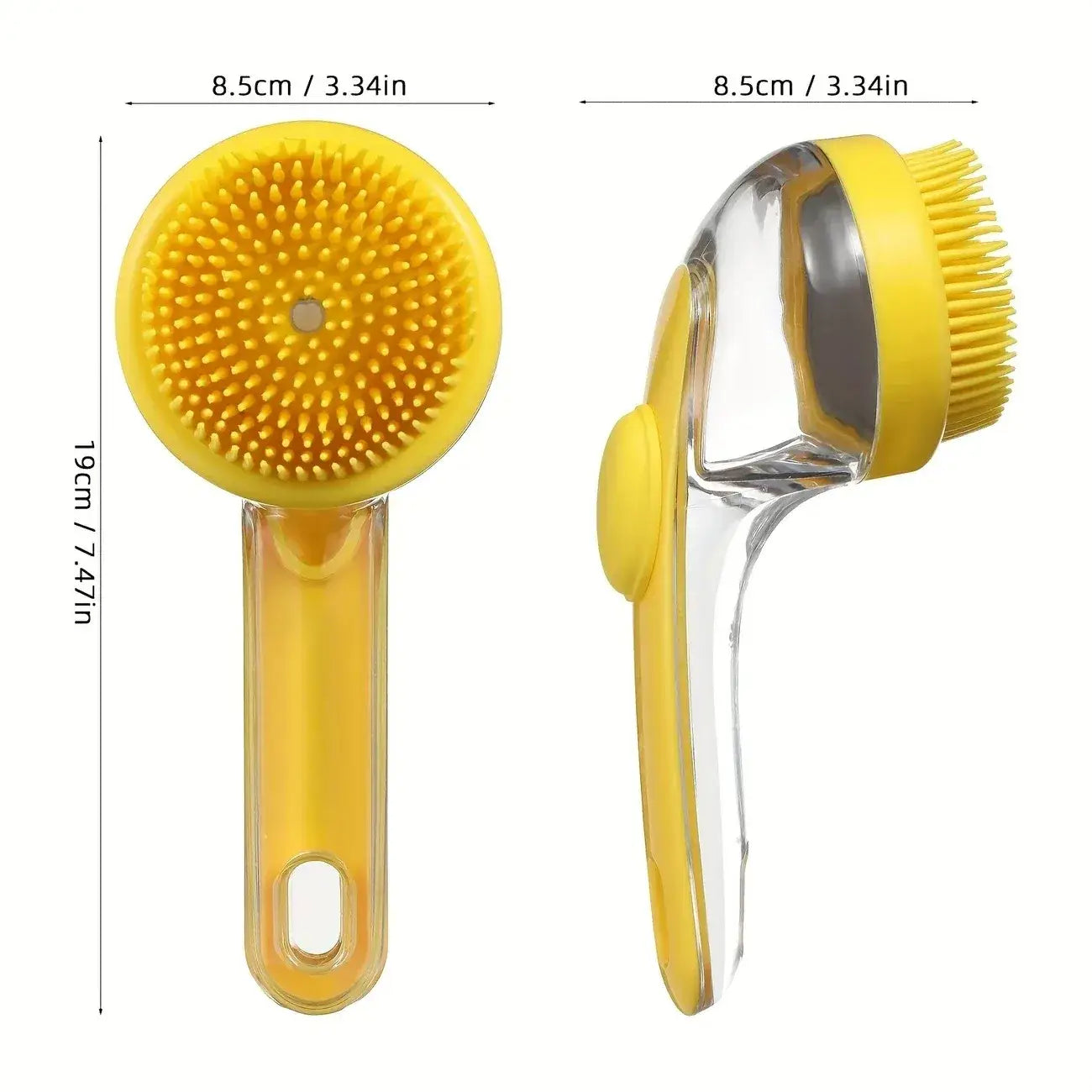 Pet Bath Brush for Small Dogs & Cats: Specialized Dog Washing Tool Massage Scrub Brush - Pet Bathing Essential for