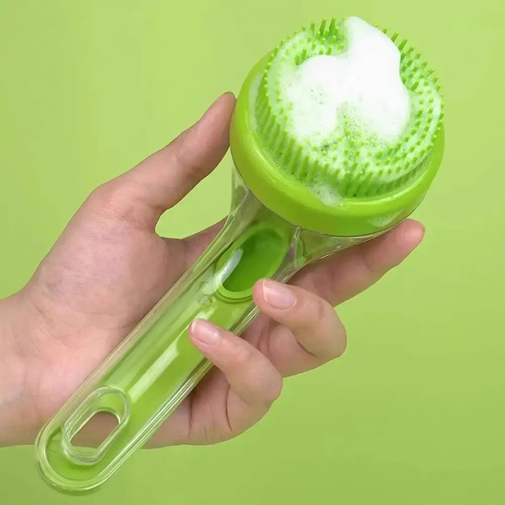 Pet Bath Brush for Small Dogs & Cats: Specialized Dog Washing Tool Massage Scrub Brush - Pet Bathing Essential for