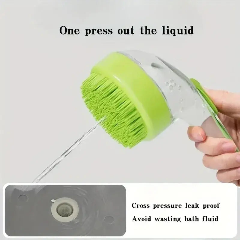 Pet Bath Brush for Small Dogs & Cats: Specialized Dog Washing Tool Massage Scrub Brush - Pet Bathing Essential for