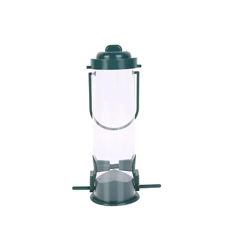 Pet Bird Feeder Food Dispenser Outdoor Hanging Multiple Holes Bird Feeder Small Bird Automatic Foot Feeding Tool Bird