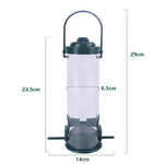 Pet Bird Feeder Food Dispenser Outdoor Hanging Multiple Holes Bird Feeder Small Bird Automatic Foot Feeding Tool Bird