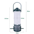 Pet Bird Feeder Food Dispenser Outdoor Hanging Multiple Holes Bird Feeder Small Bird Automatic Foot Feeding Tool Bird