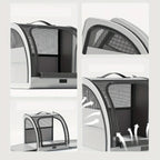 Pet Car Bed for Dogs Cats - Travel Vehicle Accessory Portable Pet Seat for Car Ride