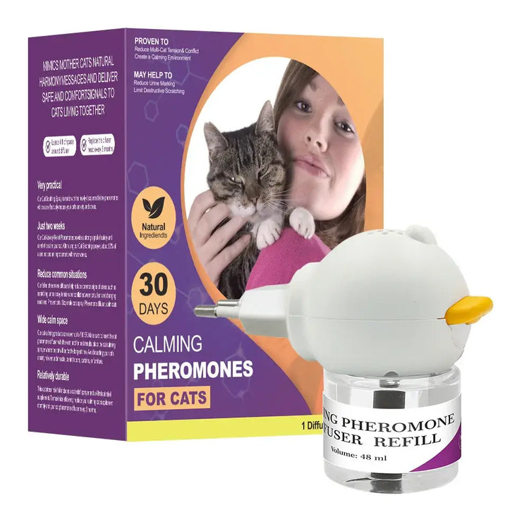 Pet cat anti stress electric heating liquid cat soothing and soothing pheromone electric heating liquid cat toilet