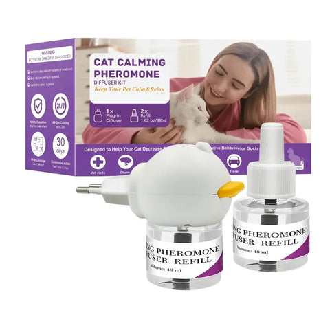 Pet cat anti stress electric heating liquid cat soothing and soothing pheromone electric heating liquid cat toilet