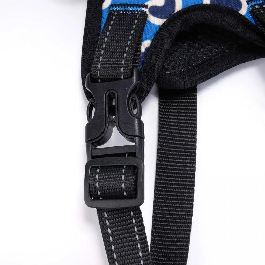 Pet Cat Dog Harness for Dogs Adjustable Pet Harness Reflective Leopard Skin Service Training Easy Control