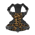 Pet Cat Dog Harness for Dogs Adjustable Pet Harness Reflective Leopard Skin Service Training Easy Control