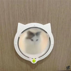 Pet Cat Door Entrance And Exit for Glass And Wooden Doors Puppy Entry And Exit Door with Adjustable Size for Cats And