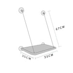Pet Cat Hammock Aerial Hanging Cat Bed Cats Bed House Kitten Climbing Frame Sunny Window Seat Nest Bearing 20kg Pet