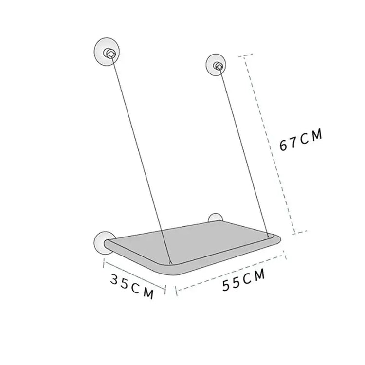 Pet Cat Hammock Aerial Hanging Cat Bed Cats Bed House Kitten Climbing Frame Sunny Window Seat Nest Bearing 20kg Pet
