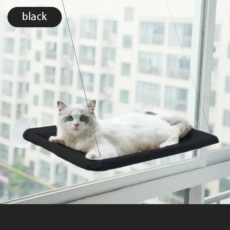 Pet Cat Hammock Aerial Hanging Cat Bed Cats Bed House Kitten Climbing Frame Sunny Window Seat Nest Bearing 20kg Pet