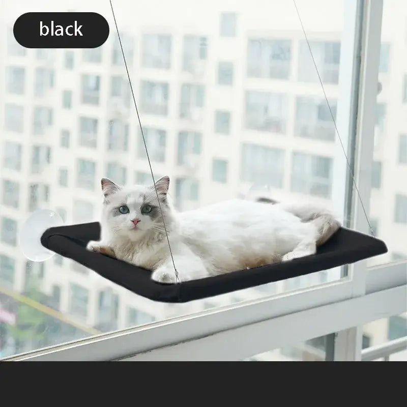 Pet Cat Hammock Aerial Hanging Cat Bed Cats Bed House Kitten Climbing Frame Sunny Window Seat Nest Bearing 20kg Pet