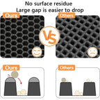 Pet Cat Litter Mat Waterproof Double Layer Cat Litter Trapping Pet Litter Box Mat Clean Pad Products For Cats