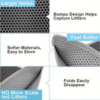 Pet Cat Litter Mat Waterproof Double Layer Cat Litter Trapping Pet Litter Box Mat Clean Pad Products For Cats