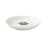 Pet ceramic bowl tall cat food bowl snack canister dish cat food bowl with neck protection and anti-toppling function