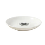 Pet ceramic bowl tall cat food bowl snack canister dish cat food bowl with neck protection and anti-toppling function