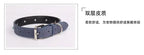 Pet Collar for Medium and Large Dogs Adjustable Metal Accessories Snow Leather Dog Collar Dog Accessories Dog Walking