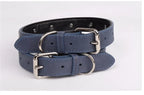 Pet Collar for Medium and Large Dogs Adjustable Metal Accessories Snow Leather Dog Collar Dog Accessories Dog Walking