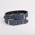 Pet Collar for Medium and Large Dogs Adjustable Metal Accessories Snow Leather Dog Collar Dog Accessories Dog Walking