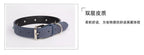 Pet Collar for Medium and Large Dogs Adjustable Metal Accessories Snow Leather Dog Collar Dog Accessories Dog Walking