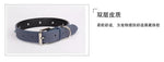 Pet Collar for Medium and Large Dogs Adjustable Metal Accessories Snow Leather Dog Collar Dog Accessories Dog Walking