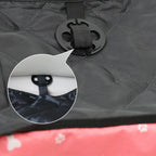 Pet Dog Car Seat with Storage Pockets Universal Pet Seat Cover for Small Medium Dogs Non-Slip Portable Travel Mat &