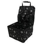 Pet Dog Car Seat with Storage Pockets Universal Pet Seat Cover for Small Medium Dogs Non-Slip Portable Travel Mat &