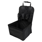 Pet Dog Car Seat with Storage Pockets Universal Pet Seat Cover for Small Medium Dogs Non-Slip Portable Travel Mat &