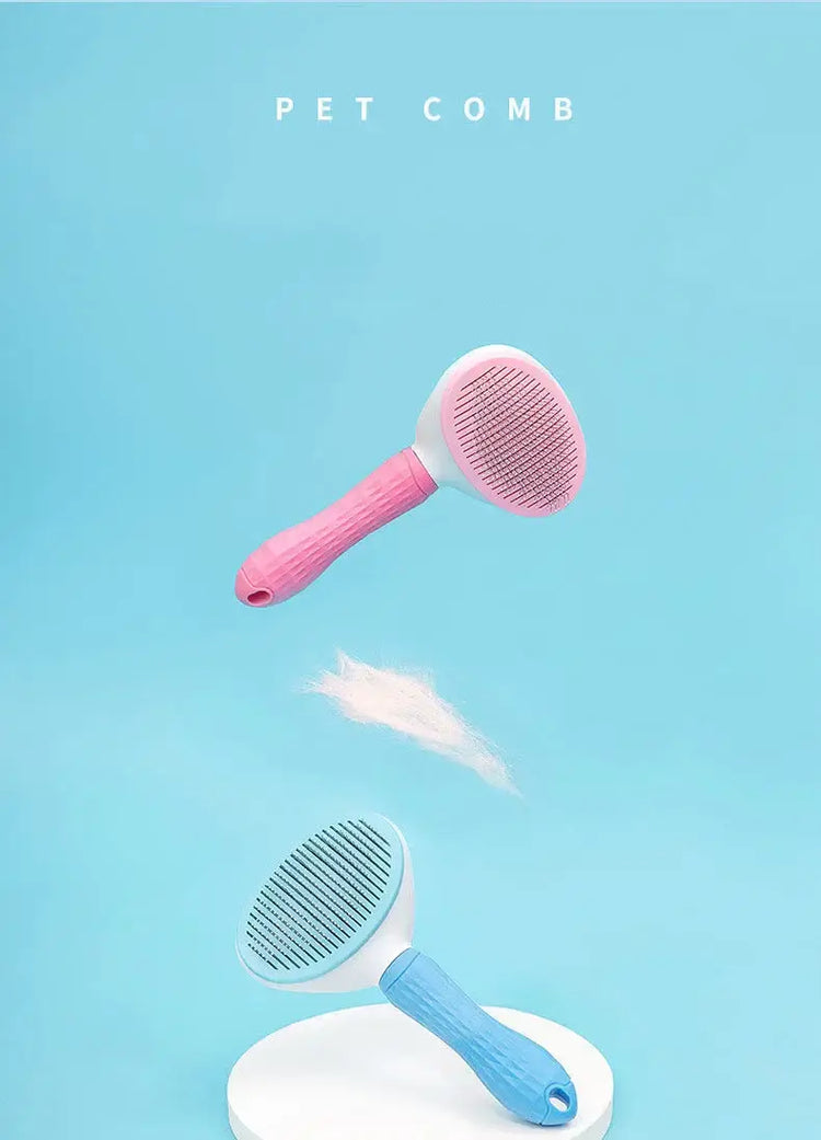 Pet Dog Hair Brush Cat Comb Grooming And Care Cat Brush Stainless Steel Comb For Long Hair Dogs Cleaning Pets Dogs