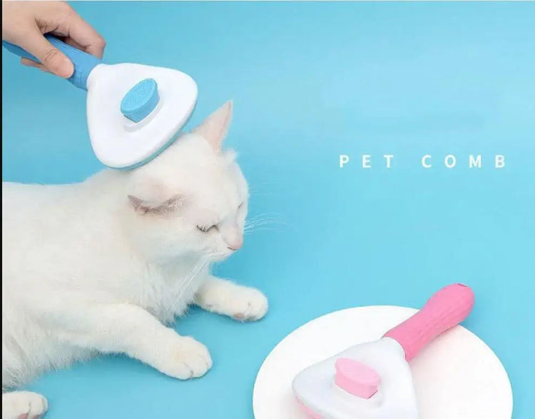 Pet Dog Hair Brush Cat Comb Grooming And Care Cat Brush Stainless Steel Comb For Long Hair Dogs Cleaning Pets Dogs