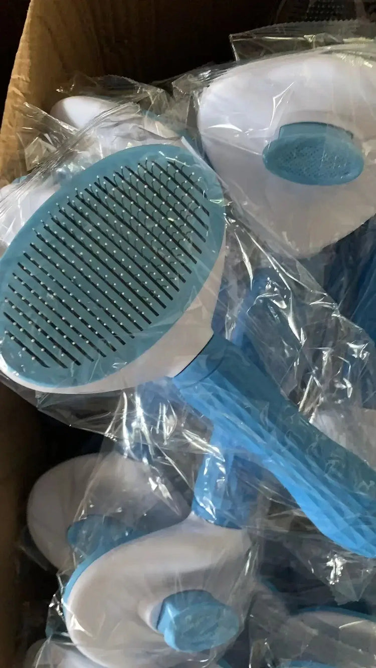 Pet Dog Hair Brush Cat Comb Grooming And Care Cat Brush Stainless Steel Comb For Long Hair Dogs Cleaning Pets Dogs