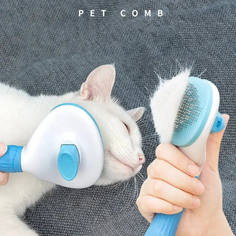 Pet Dog Hair Brush Cat Comb Grooming And Care Cat Brush Stainless Steel Comb For Long Hair Dogs Cleaning Pets Dogs