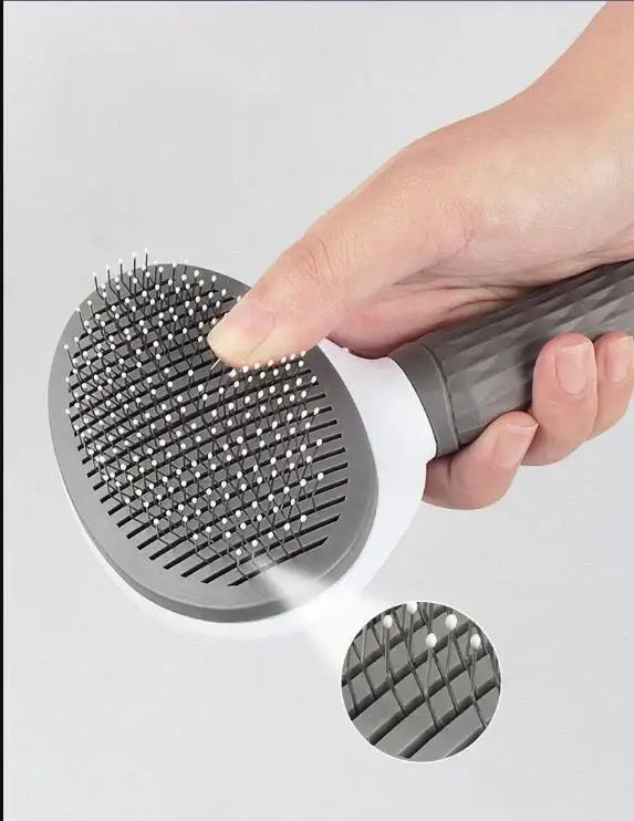 Pet Dog Hair Brush Cat Comb Grooming And Care Cat Brush Stainless Steel Comb For Long Hair Dogs Cleaning Pets Dogs