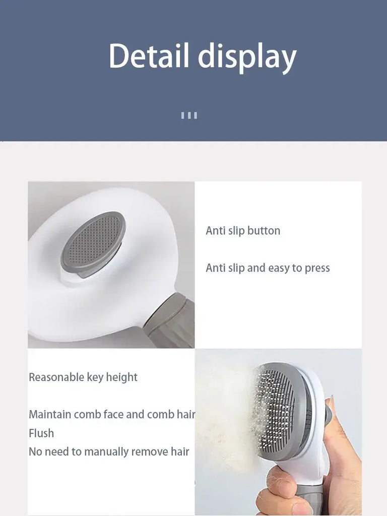 Pet Dog Hair Brush Cat Comb Pet Hair Remover Brush for Dogs Cats Puppy Kitten Grooming Tools Dogs Accessories Pet