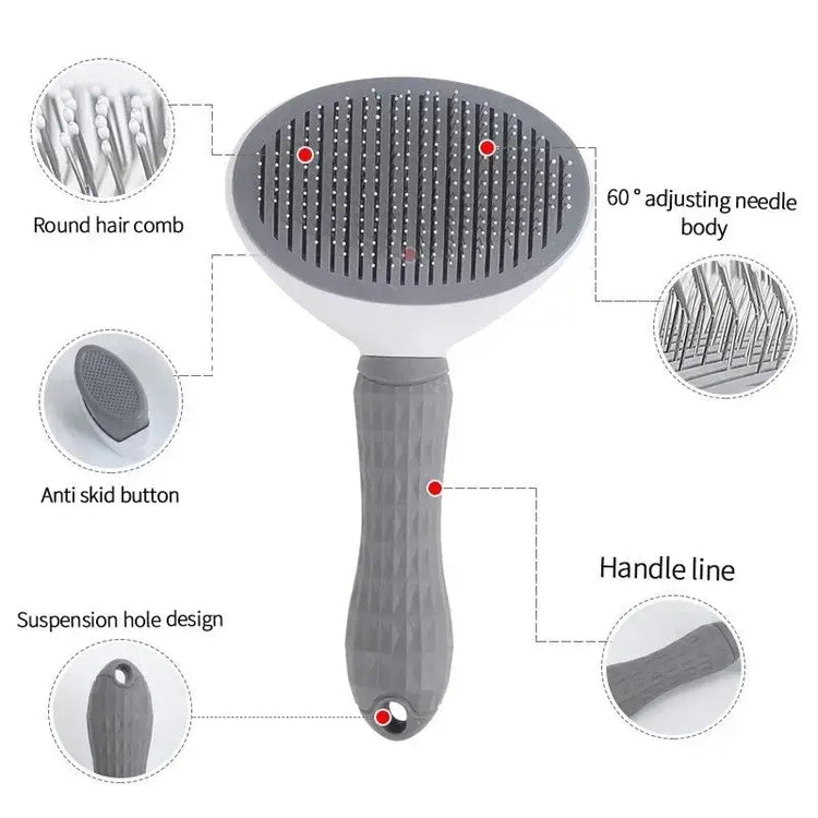 Pet Dog Hair Brush Cat Comb Pet Hair Remover Brush for Dogs Cats Puppy Kitten Grooming Tools Dogs Accessories Pet