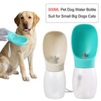 Pet Dog Water Bottle 300ML Puppy Drinking Bowls For Small Medium Dogs Cats Hiking Portable Cat Feeder Golden Retriever