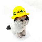 Pet Engineering Team Safety Helmet Puppy Kitten Hat Halloween Pets Accessories Small Medium-Sized Dog Corgi Labrador