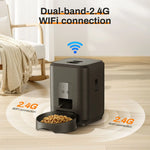 Pet feeding machine APP controlled automatic cat feeder cat dry food dispenser suitable for small and medium-sized pet