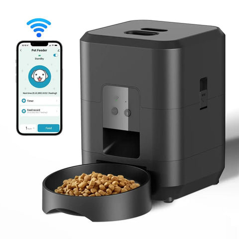 Pet feeding machine APP controlled automatic cat feeder cat dry food dispenser suitable for small and medium-sized pet