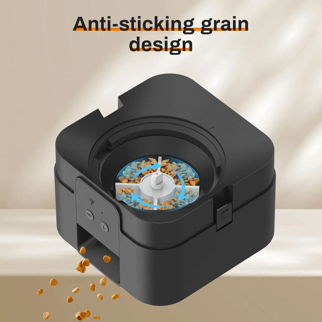 Pet feeding machine APP controlled automatic cat feeder cat dry food dispenser suitable for small and medium-sized pet