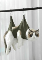 Pet Grooming Hammock Cat Dog Nail Clipper Fixer Teddy Hook Type Feeding Anti-scratch Artifact Restraint Bag Pet